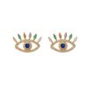 Imagem de Brinco olho grego zircônia colorida - 0524430