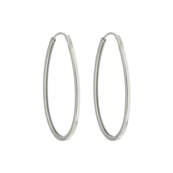 Imagem de Brinco argola fio oval; 3,6x2,5cm - 0526986