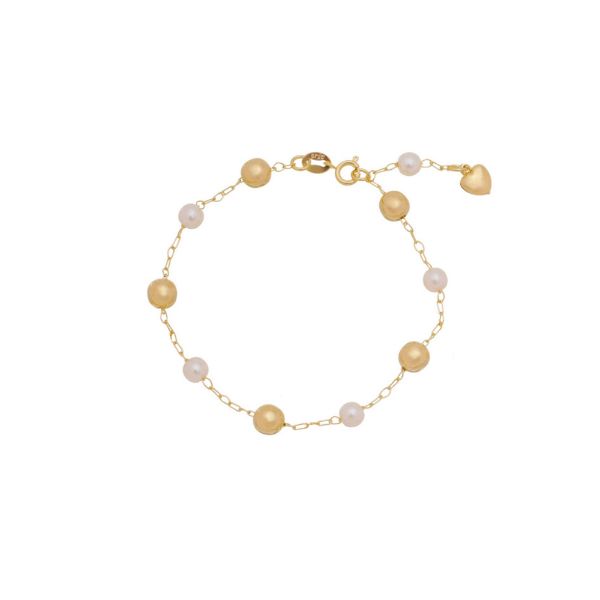 Imagem de Pulseira cartier com bolas e pérolas - 0406280 -