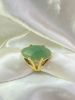 Imagem de Anel pedra jade verde natural  - 0107929