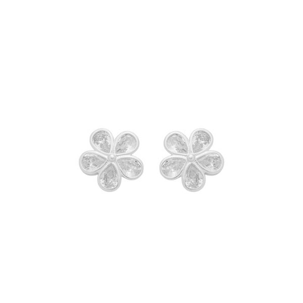 Imagem de Brinco flor zircônia - 0528041