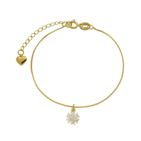 Imagem de Tornozeleira veneziana com flor - 0405789