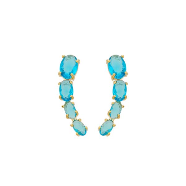 Imagem de Brinco ear cuff zircônia azul - 0526724