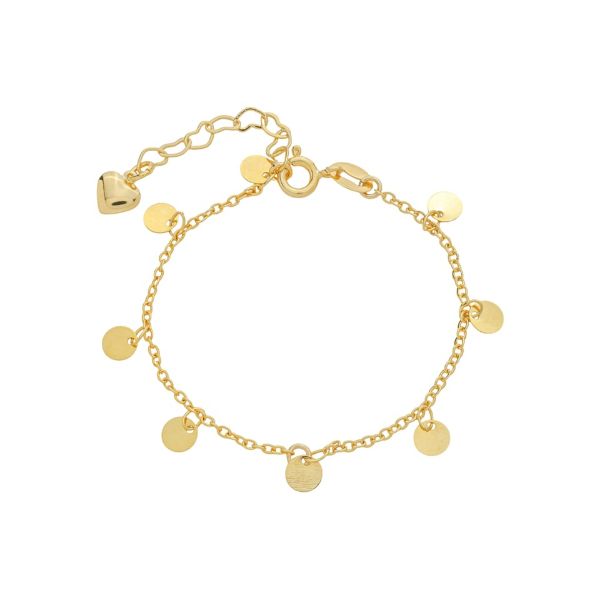 Imagem de Pulseira infantil com pingentes chapa - 0406485