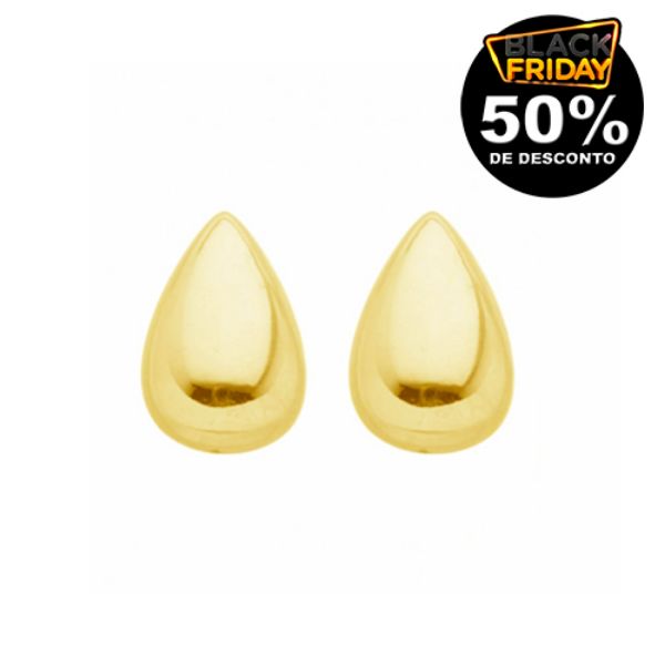 Imagem de Brinco gota chapa lisa - 0527552