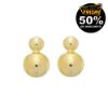 Imagem de Brinco chapa 2 bolas - 0527505