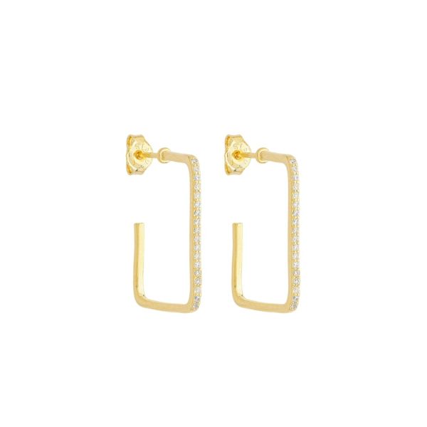 Imagem de Brinco argola zircônia - 0528362