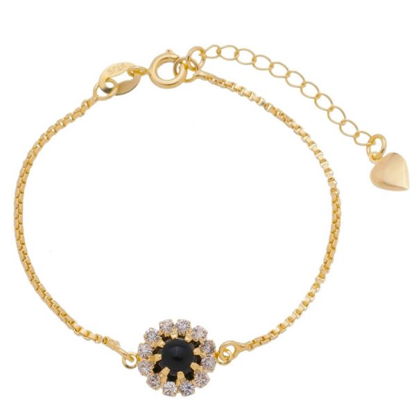 Imagem de Pulseira flor strass - 0405254