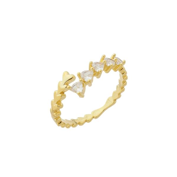 Imagem de Anel coração zircônia - 0107812