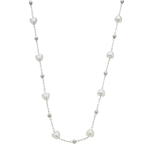 Imagem de Corrente coração pérolas- 0306955