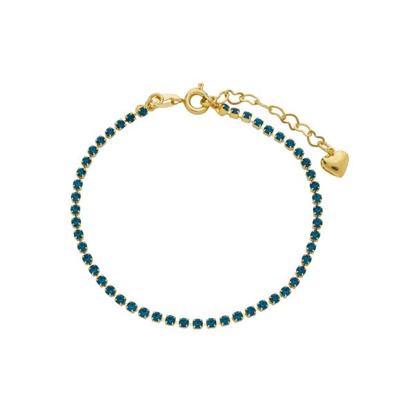 Imagem de Pulseira riviera strass azul - 0406145