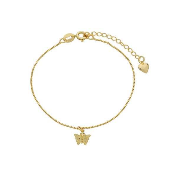 Imagem de Tornozeleira pingente borboleta - 0406465