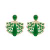 Imagem de Brinco leque gota verde - 0524901