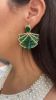 Imagem de Brinco leque gota verde - 0524901