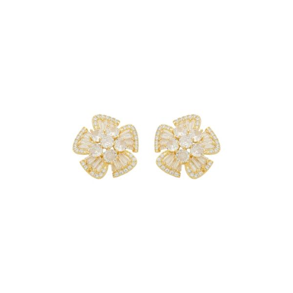 Imagem de Brinco flor zircônia - 0528778