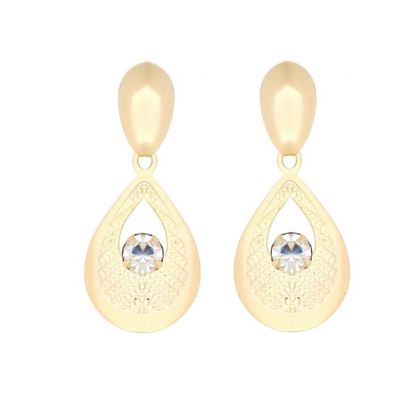 Imagem de Brinco chapa strass - 0513544