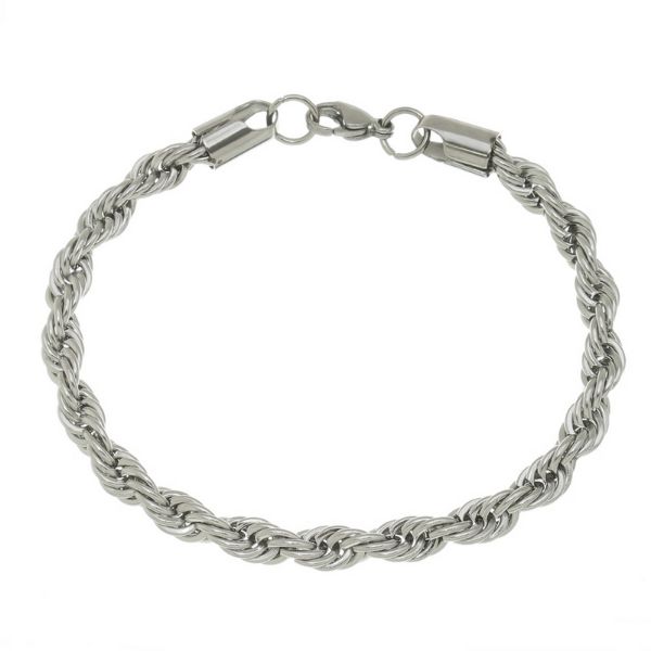 Imagem de Pulseira cordão torcido 6mm - 0404358
