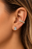 Imagem de Kit Brinco gota e piercing - 0528846 BRANCO