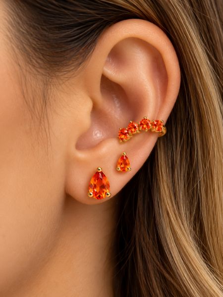 Imagem de Kit 2 Brinco gota e piercing - 0528846 APEROL