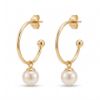 Imagem de Brinco argola pérola 8mm - 0528605